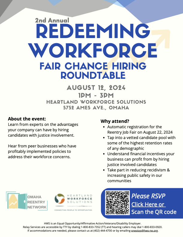 2nd Annual Redeeming Workforce | Fair Chance Hiring Roundtable