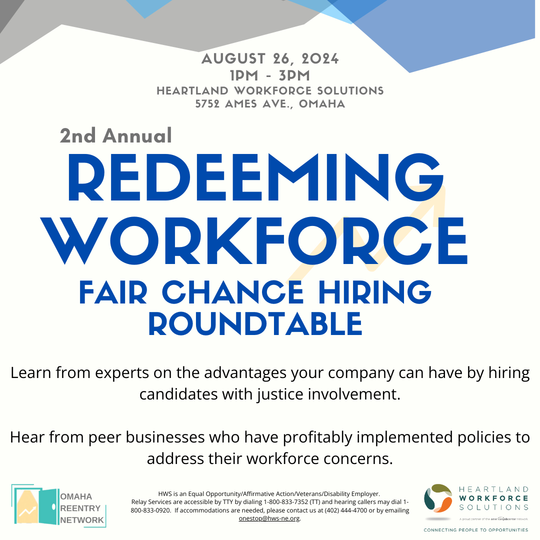 2nd Annual Redeeming Workforce | Fair Chance Hiring Roundtable