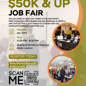 $50K & Up Job Fair - Job Seeker Registration