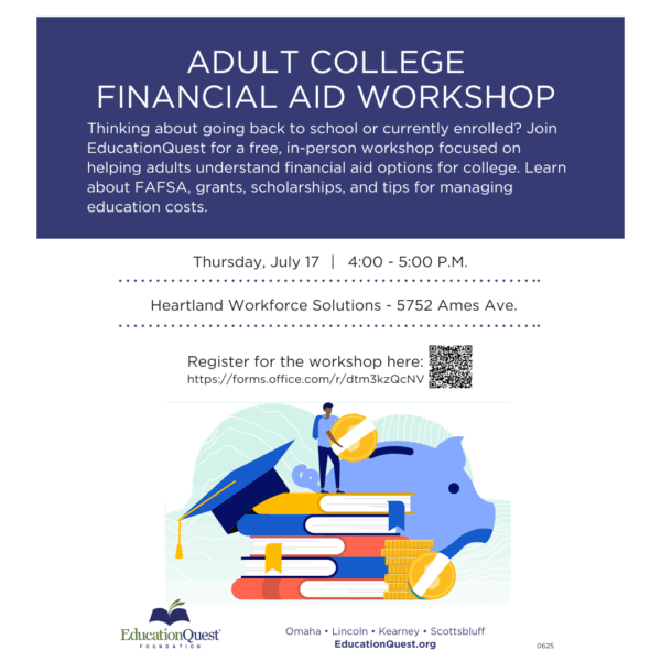 💰Adult College Financial Aid Workshop | Ames Location