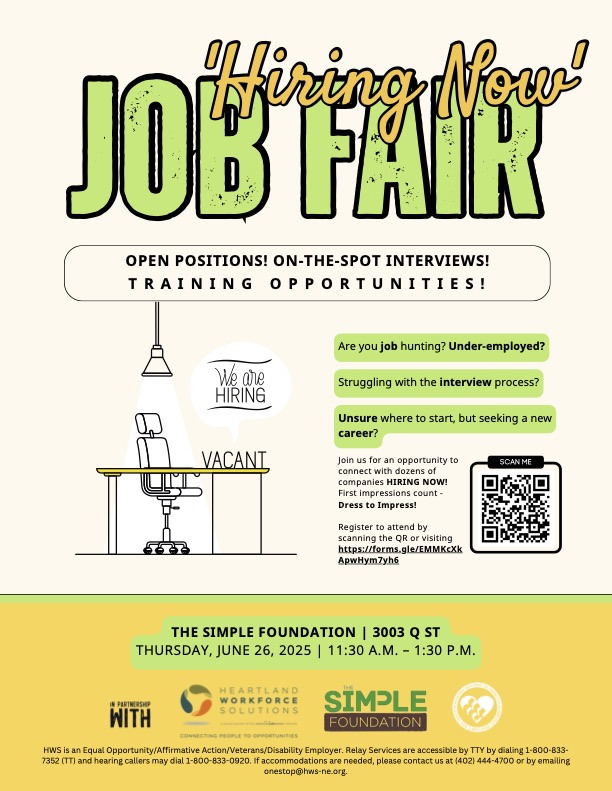'Hiring Now' Job Fair