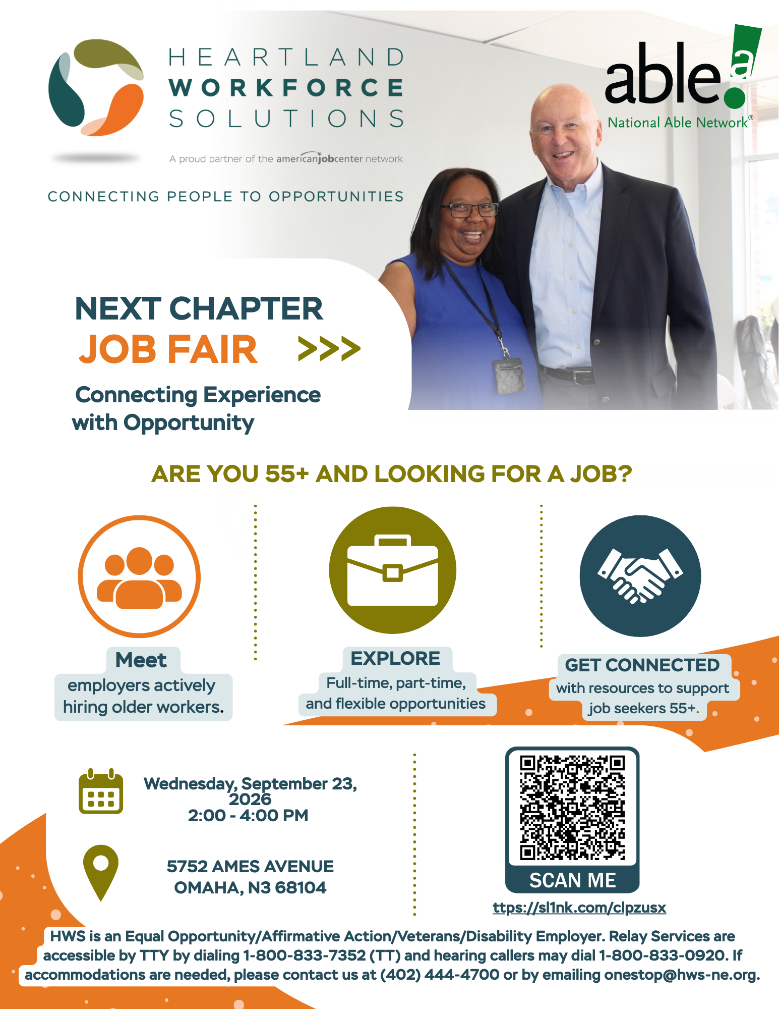 Next Chapter: Job Fair – Ages 55+